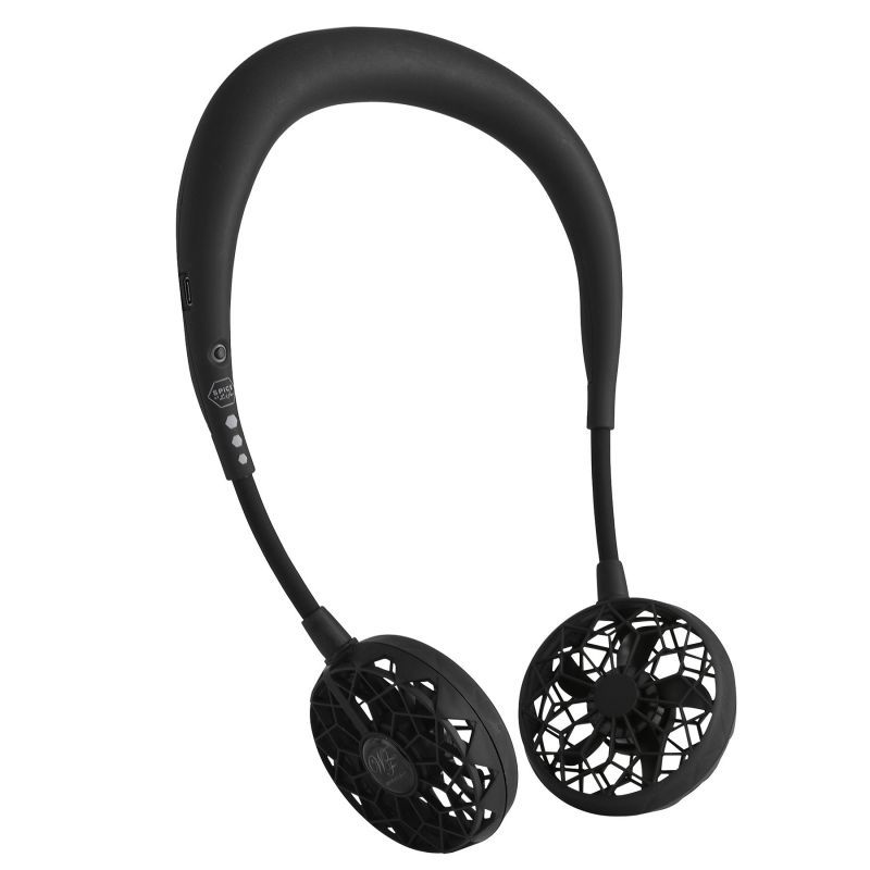 Lazy mini USB portable hanging neck fan