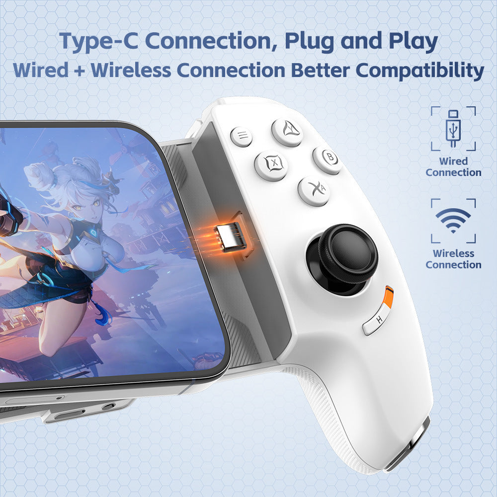 Type-C Wired Bluetooth Android IOS Computer Streaming PS Handle - Gadgio