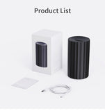 Car Diffuser Humidifier Auto Air Purifier Air Freshener With Flame LED Light For Car Aroma Aromatherapy Diffuser - Gadgio