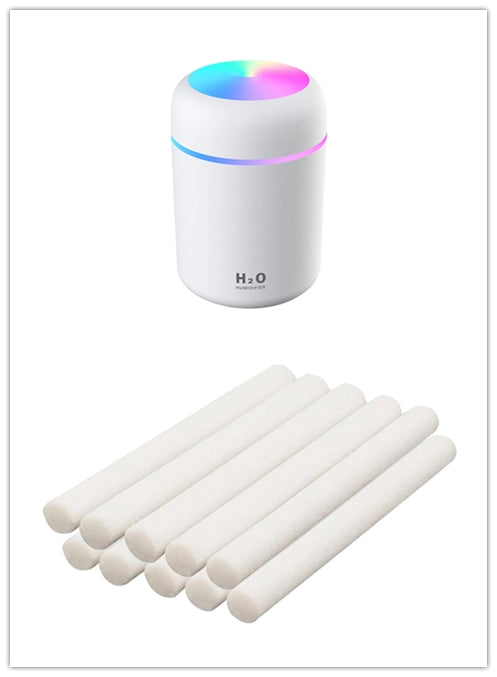 Home Car Charging Colorful Air Humidifier Usb Water Replenishment - Gadgio