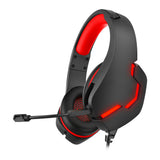 J10 3.5mm Gaming Headset With Mic And LED Lights Wired Headphones Gaming Headphones Microphone Volume Control For PC Laptop - Gadgio