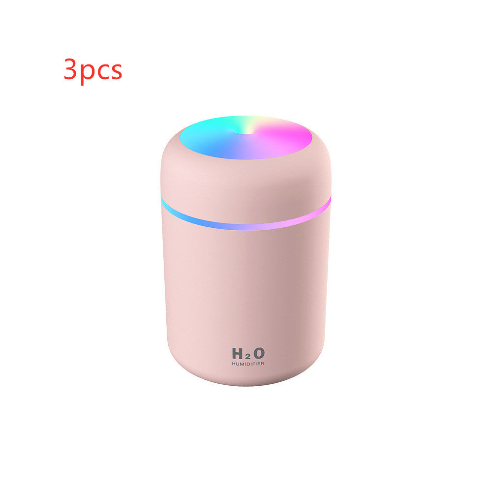 Home Car Charging Colorful Air Humidifier Usb Water Replenishment - Gadgio