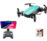 Teeggi T10 Mini Drone With Camera Foldable WiFi FPV RC Quadcopter Headless Mode Altitude Hold VS S9 Micro Pocket Selfie Dron - Gadgio