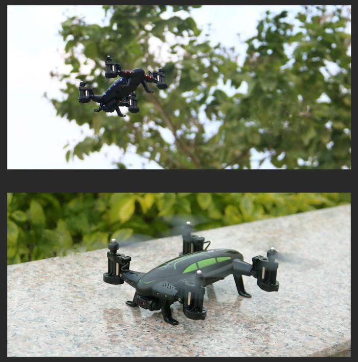 OTRC FY602 Air-Road RC Drone Car 2 in 1 Flying Car 2.4G RC Quadcopter Drone 6-Axis 4CH Helicopter With HD Camera High Speed 4WD - Gadgio