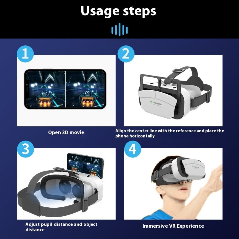 VR Glasses 3d Movie Integrated Game Machine Immersive Virtual - Gadgio
