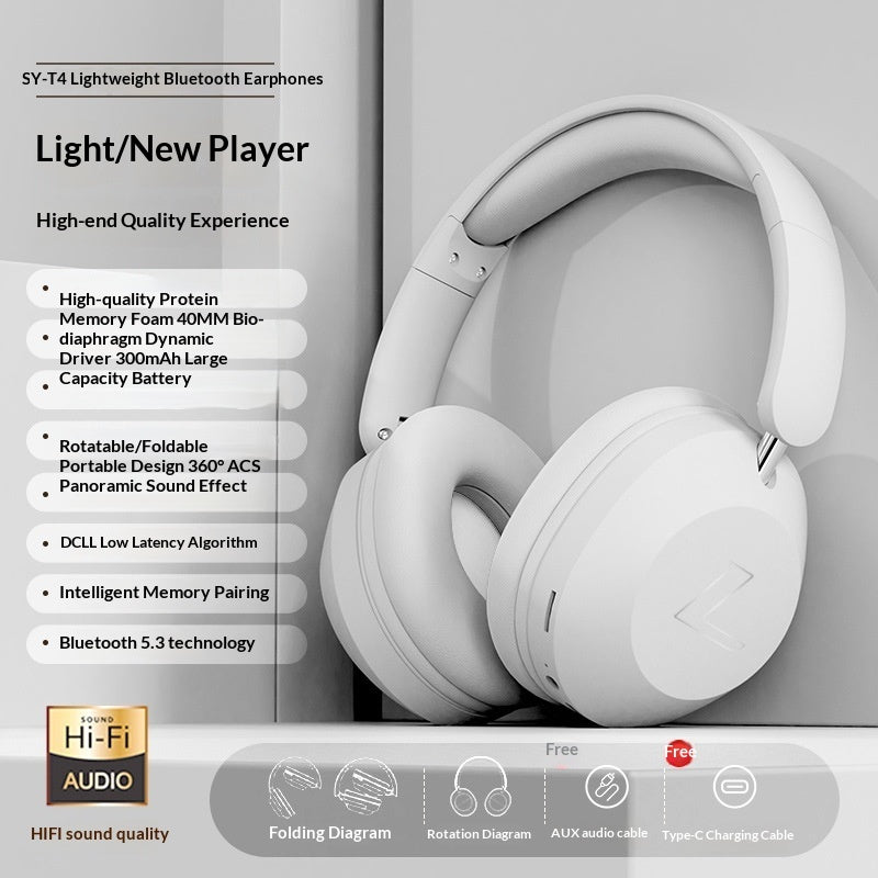 Headset Bluetooth Headphones Wireless Gaming - Gadgio
