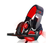 Pu mind pc780 black blue head game Gaming Headset computer YY voice with Mike black blue light headphones - Gadgio