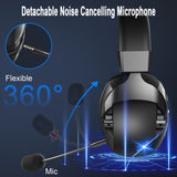 Cross-Border Over-Ear Bluetooth Headphones With Wireless Microphone  2.4G Dual-Mode, For E-Sports, Gaming PCs & PS5 - Gadgio