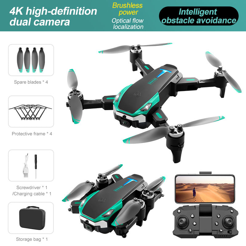 Brushless Obstacle Avoidance Optical Flow Aerial Photography Remote Control Four-axis UAV Unmanned Aerial Vehicle - Gadgio