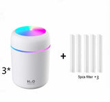 Home Car Charging Colorful Air Humidifier Usb Water Replenishment - Gadgio