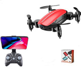 Teeggi T10 Mini Drone With Camera Foldable WiFi FPV RC Quadcopter Headless Mode Altitude Hold VS S9 Micro Pocket Selfie Dron - Gadgio