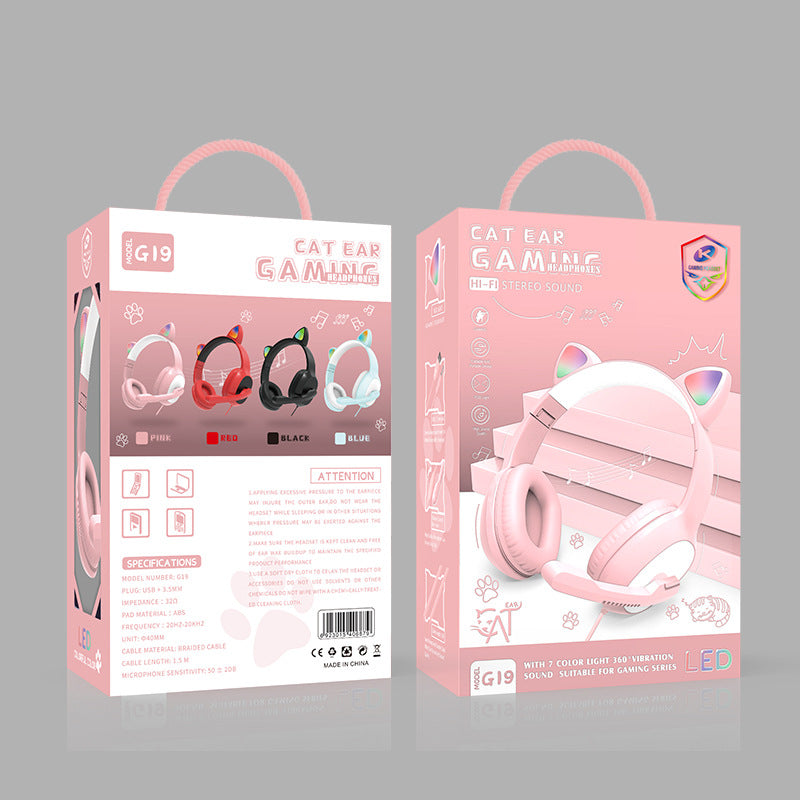 Headphones Wired Gaming Headset G19 - Gadgio