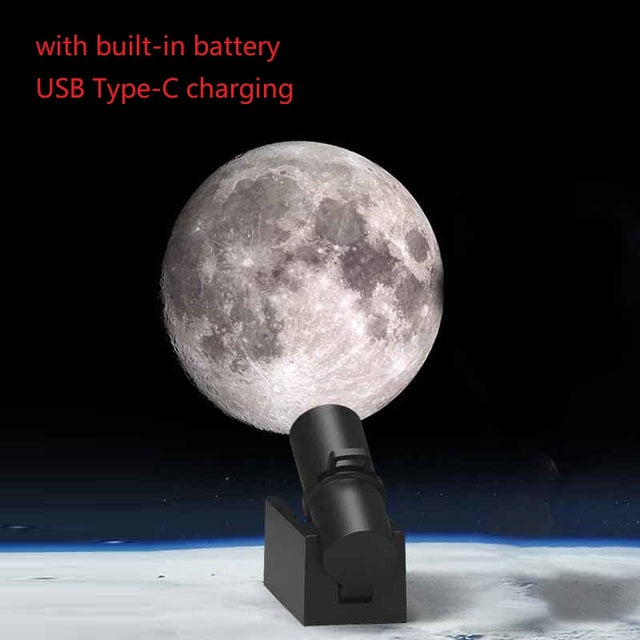 Star Projector 2 In 1 Earth Moon Projection Lamp Galaxy Ligh