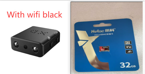 Small 1080P Full HD camcorder with infrared night vision, motion detection, compact design, and mini video recording capabilities