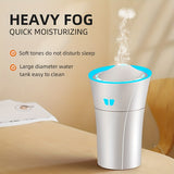 Car Humidifier Torch Shape Colorful Sound Pickup Atmosphere Light Air Purification Aromatherapy Humidifier - Gadgio