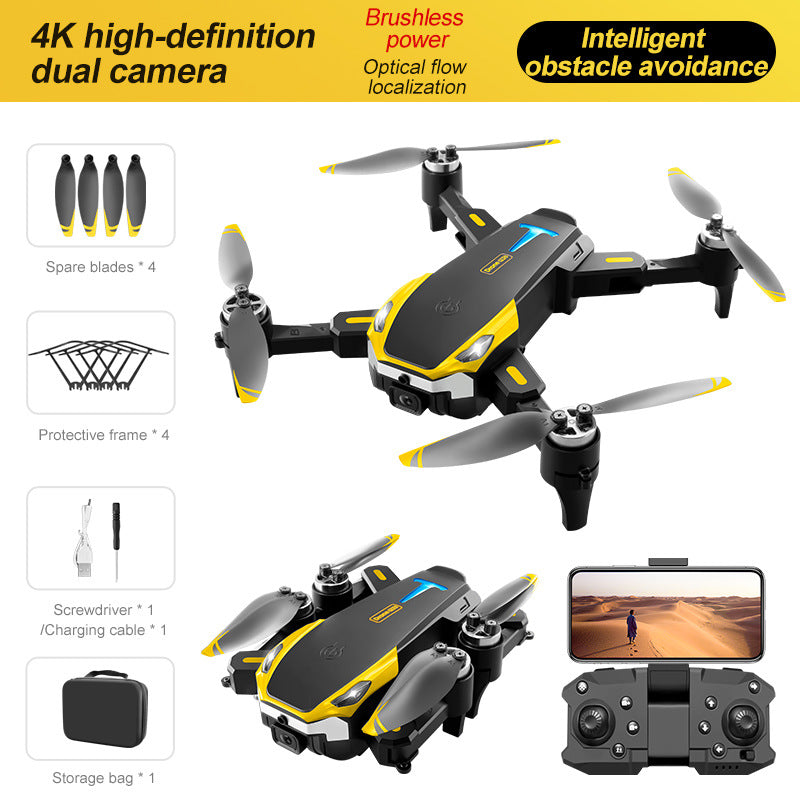Brushless Obstacle Avoidance Optical Flow Aerial Photography Remote Control Four-axis UAV Unmanned Aerial Vehicle - Gadgio