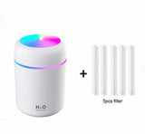 Home Car Charging Colorful Air Humidifier Usb Water Replenishment - Gadgio