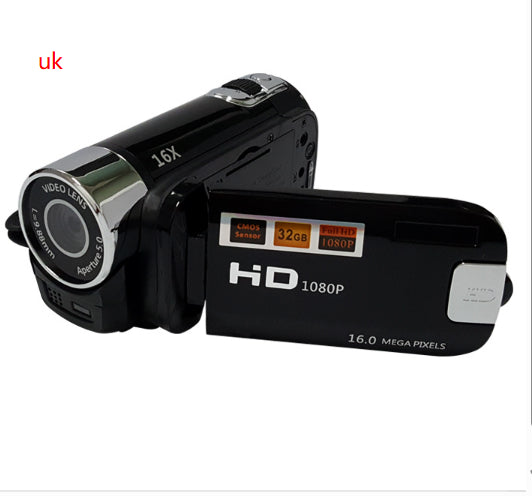 High-resolution 16 million pixel HD digital camera gift machine with neutral design, showcasing its compact and sleek appearance.
