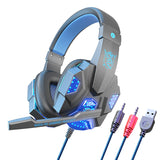 Gaming 7.1 Wire-controlled Headset Light-emitting Headphones - Gadgio