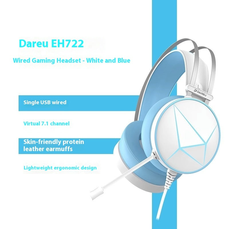 Gaming Electronic Sports Noise Cancelling Wired Headphones - Gadgio