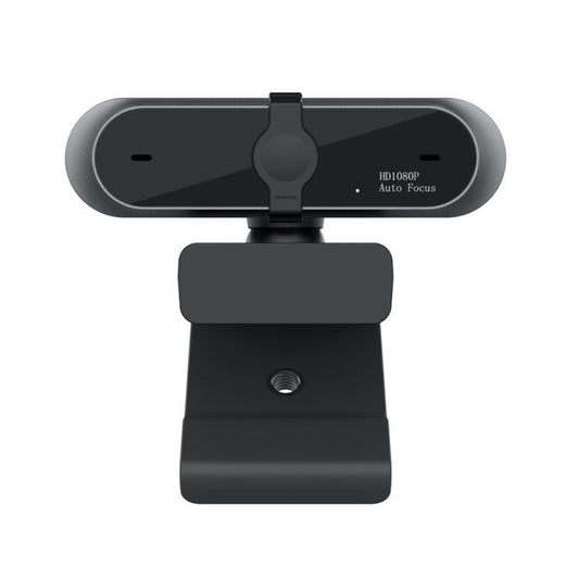 High-resolution 1080P conference video webcam showing lens and adjustable mount for clear video calls