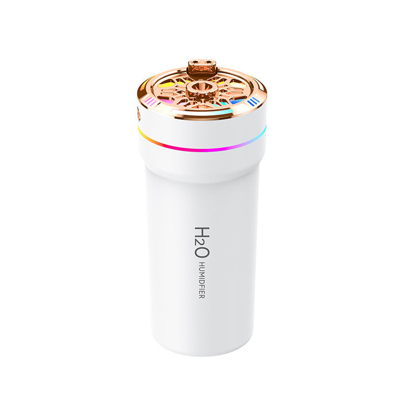Car Humidifier Small Mini Air Purifier Starry Sky Projection Ambience Light - Gadgio