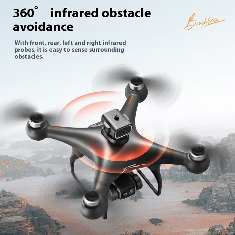 S116 Brushless UAV Four-side Obstacle Avoidance Aerial Photography HD Toy - Gadgio