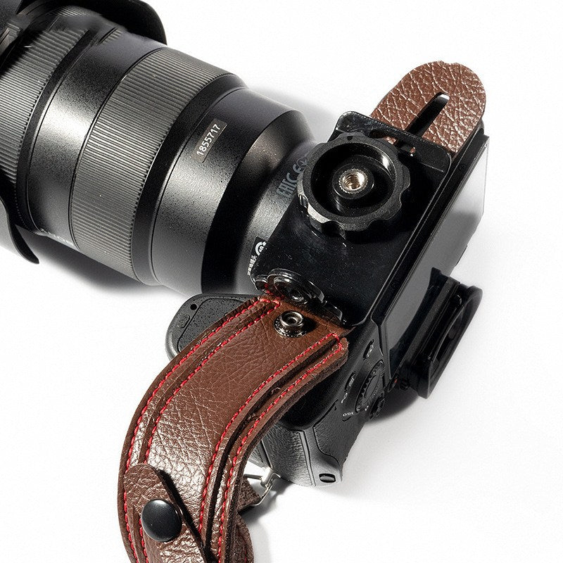 Camera leather wristband - Gadgio
