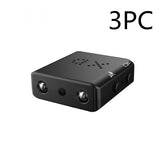 Mini 1080P Full HD camcorder with infrared night vision, motion detection, compact design, ideal for discreet video recording