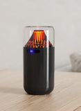 Volcano USB Humidifier Compact Battery-Powered Digital Display Car Aromatherapy Charging Air Moisturizing Humidifier - Gadgio