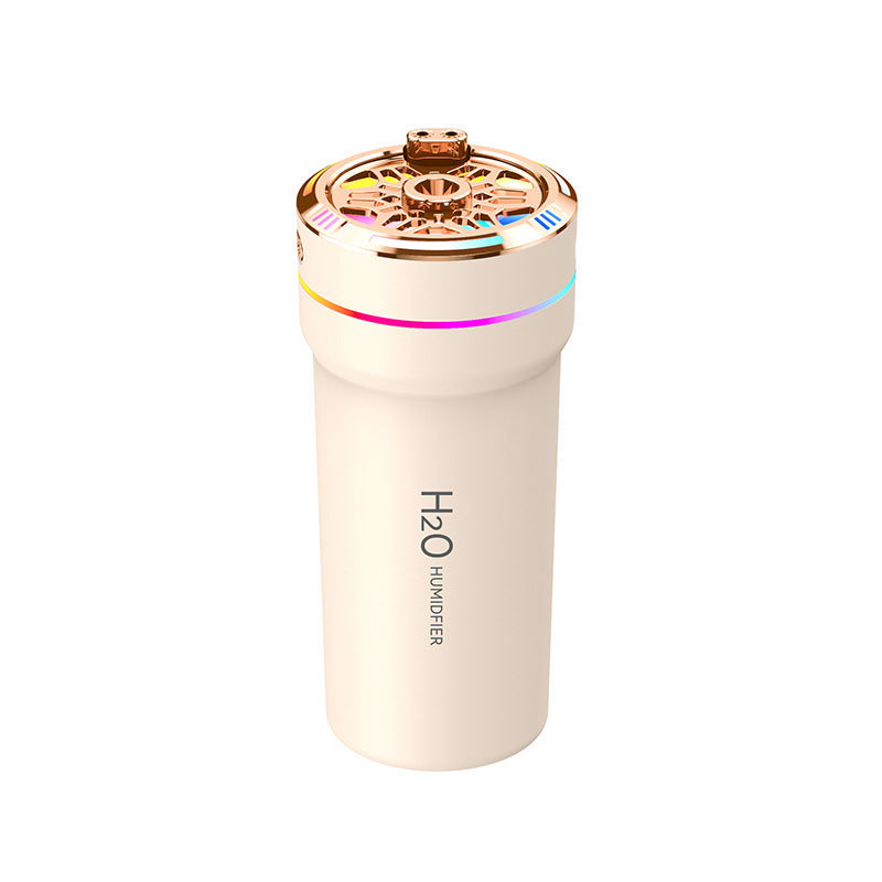 Car Humidifier Small Mini Air Purifier Starry Sky Projection Ambience Light - Gadgio