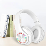 LED Wireless Bluetooth Headphones Gaming Headsets Sport Earphone With Support TF Card Colorful Breathing Lights - Gadgio