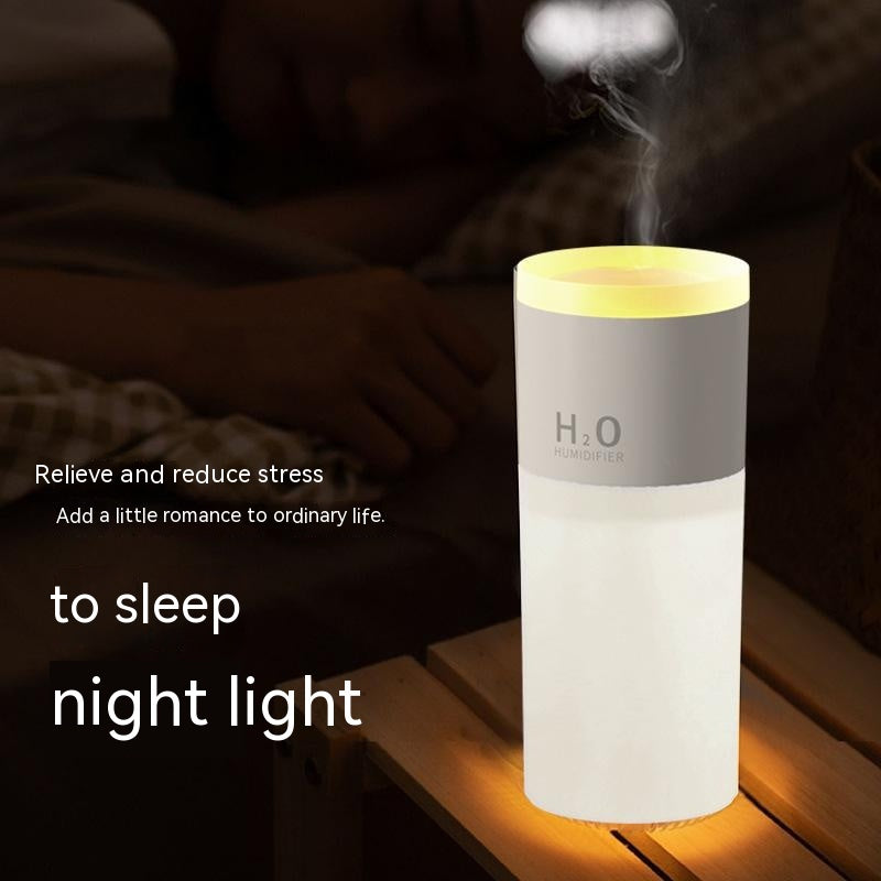 Indoor Air Humidifier Car Spit Circle Jellyfish Spray Bedroom Seven-color Night Light Creative Gift Aroma Diffuser - Gadgio