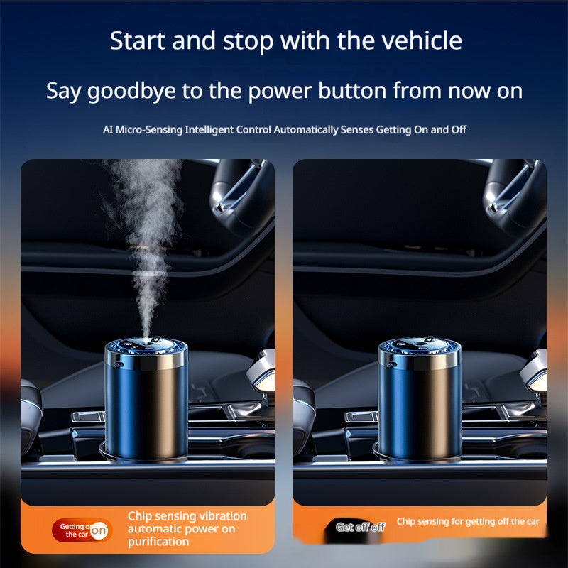 In-car Air Purifier Humidifier And Aromatherapy Deodorizer - Gadgio