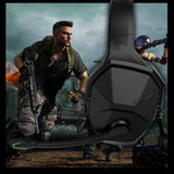 Headworn Gaming Headphones Wired Esports 7.1 Channel - Gadgio