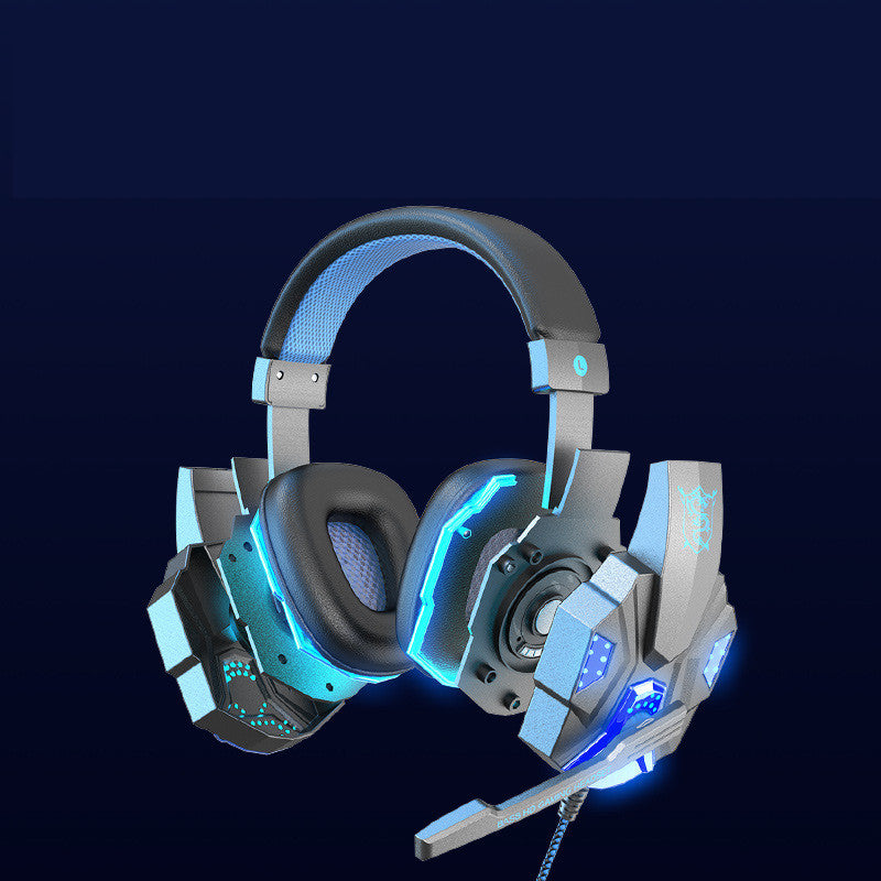 Gaming 7.1 Wire-controlled Headset Light-emitting Headphones - Gadgio