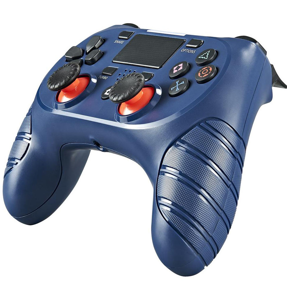 Six Axis Double Vibration Game Handle With Light - Gadgio