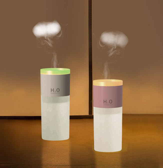 Indoor Air Humidifier Car Spit Circle Jellyfish Spray Bedroom Seven-color Night Light Creative Gift Aroma Diffuser - Gadgio