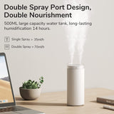 Small Humidifiers 500ml Desk Humidifier Night Light Function Quiet Operation Electric Aroma Diffuser Air Car Humidifier - Gadgio