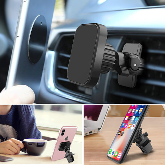 Mobile Phone Holder Car Holder Car Air Outlet Magnet Phone Holder - Gadgio