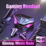 Wireless Gaming Headphones No Delay Noise Reduction Bluetooth Earphones HIFI Sound E-Sport Game Headset With Mic - Gadgio