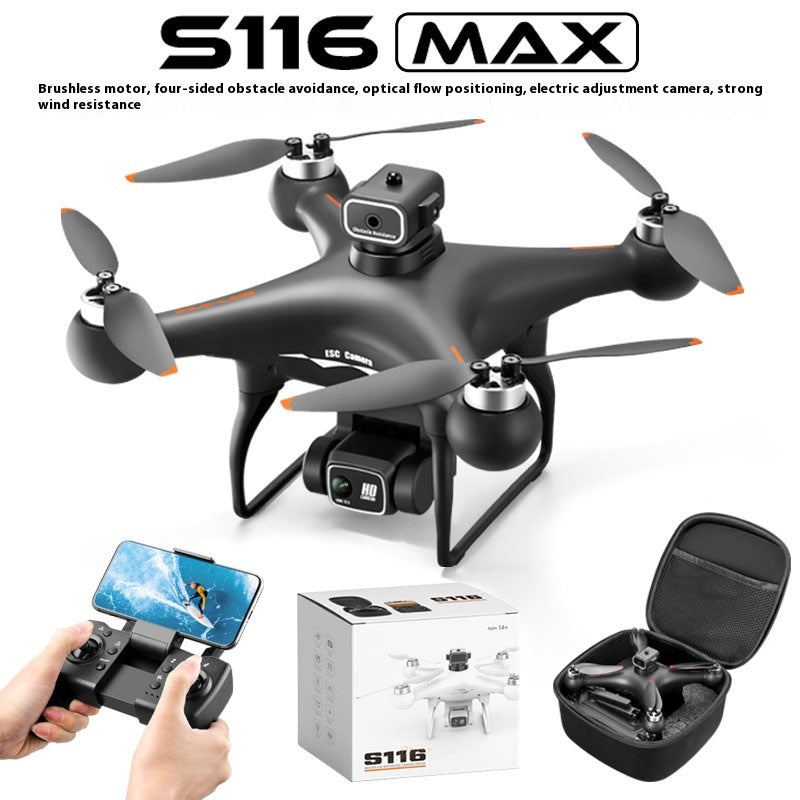 S116 Brushless UAV Four-side Obstacle Avoidance Aerial Photography HD Toy - Gadgio