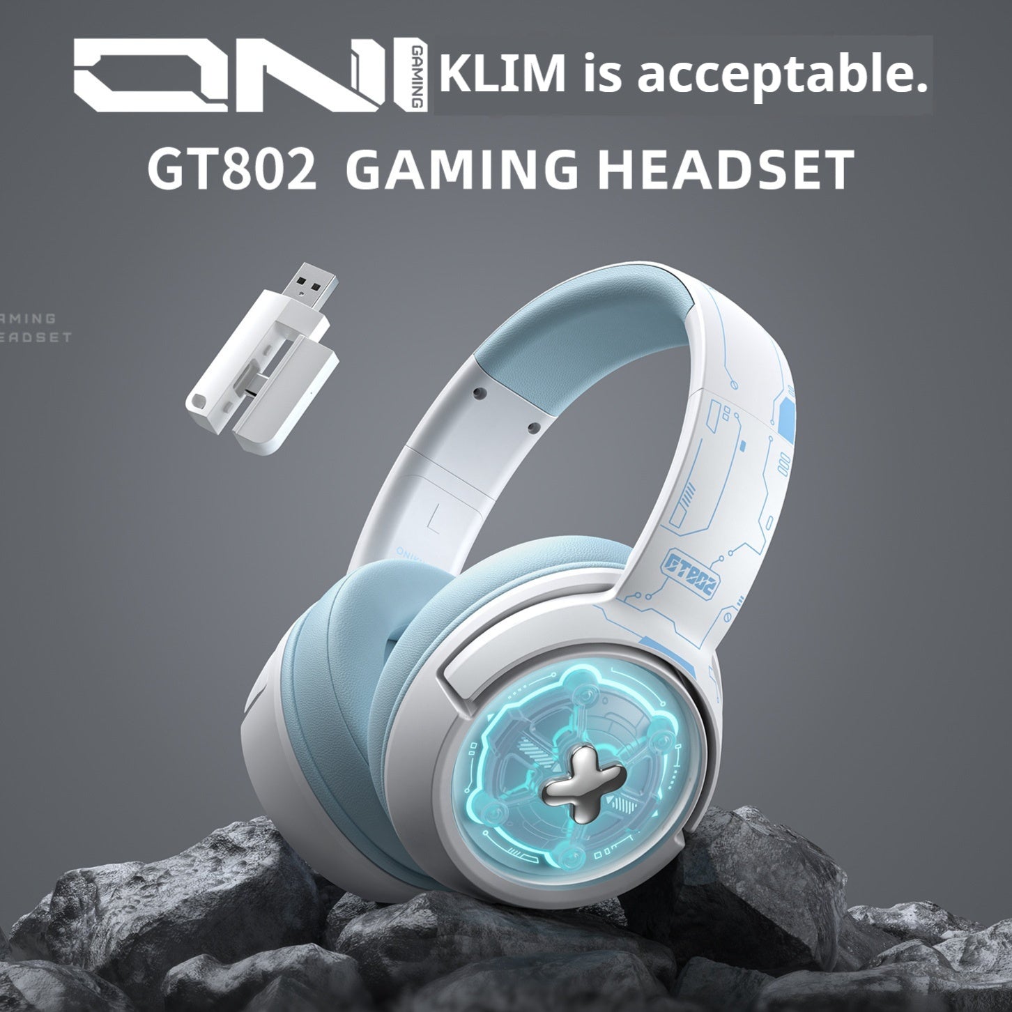 Wireless Gaming Headset Over-ear Bluetooth Headphones - Gadgio