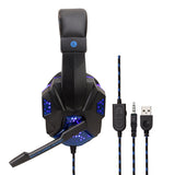 Gaming 7.1 Wire-controlled Headset Light-emitting Headphones - Gadgio