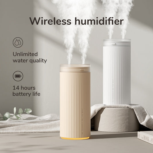 Small Humidifiers 500ml Desk Humidifier Night Light Function Quiet Operation Electric Aroma Diffuser Air Car Humidifier - Gadgio