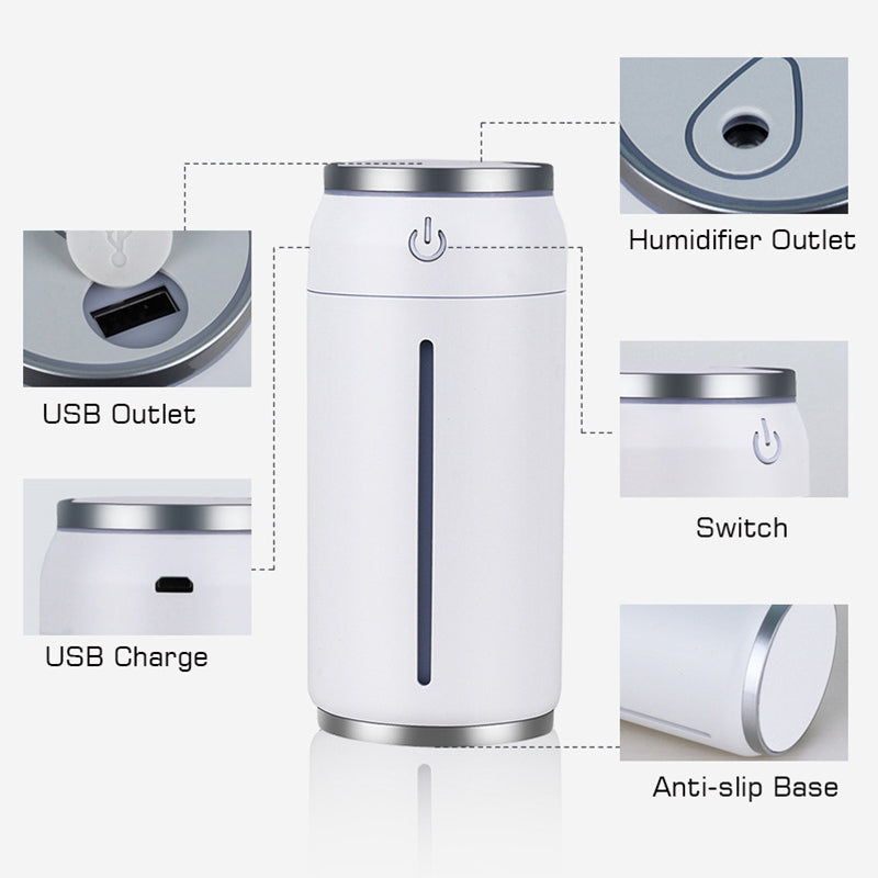 Hot Selling Car Humidifier 220ML Mini USB Aroma Diffuser Wholesale Air Humidificator - Gadgio