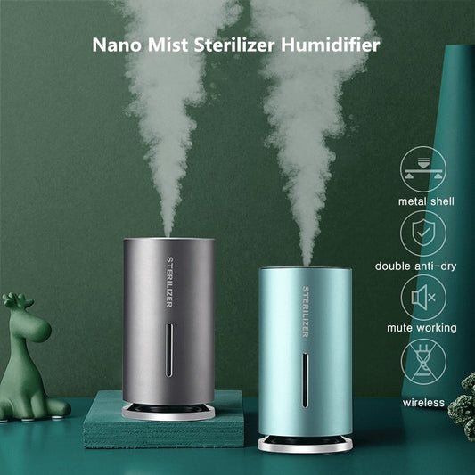 Smart Induction Spray Air Humidifier Portable 1200mah Battery Car Mist Maker Aroma Diffuser USB Ultrasonic Humidifier For Home - Gadgio
