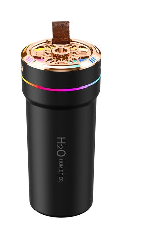 Car Humidifier Small Mini Air Purifier Starry Sky Projection Ambience Light - Gadgio