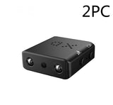 Mini 1080P Full HD camcorder with infrared night vision, compact design, motion detection, ideal for discreet video recording.