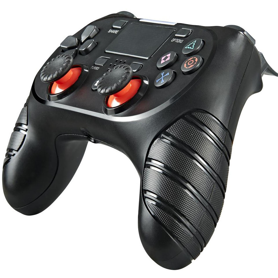 Six Axis Double Vibration Game Handle With Light - Gadgio